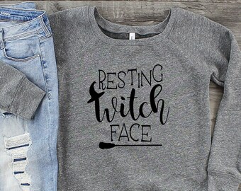 Resting Witch Face SVG | Halloween Cut Files | Halloween Witch Cutter File | Fall Svg Eps Dxf Png | Cut file Cricut, Silhouette