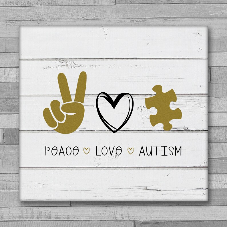 Free Free 347 Peace Love Autism Svg Free SVG PNG EPS DXF File