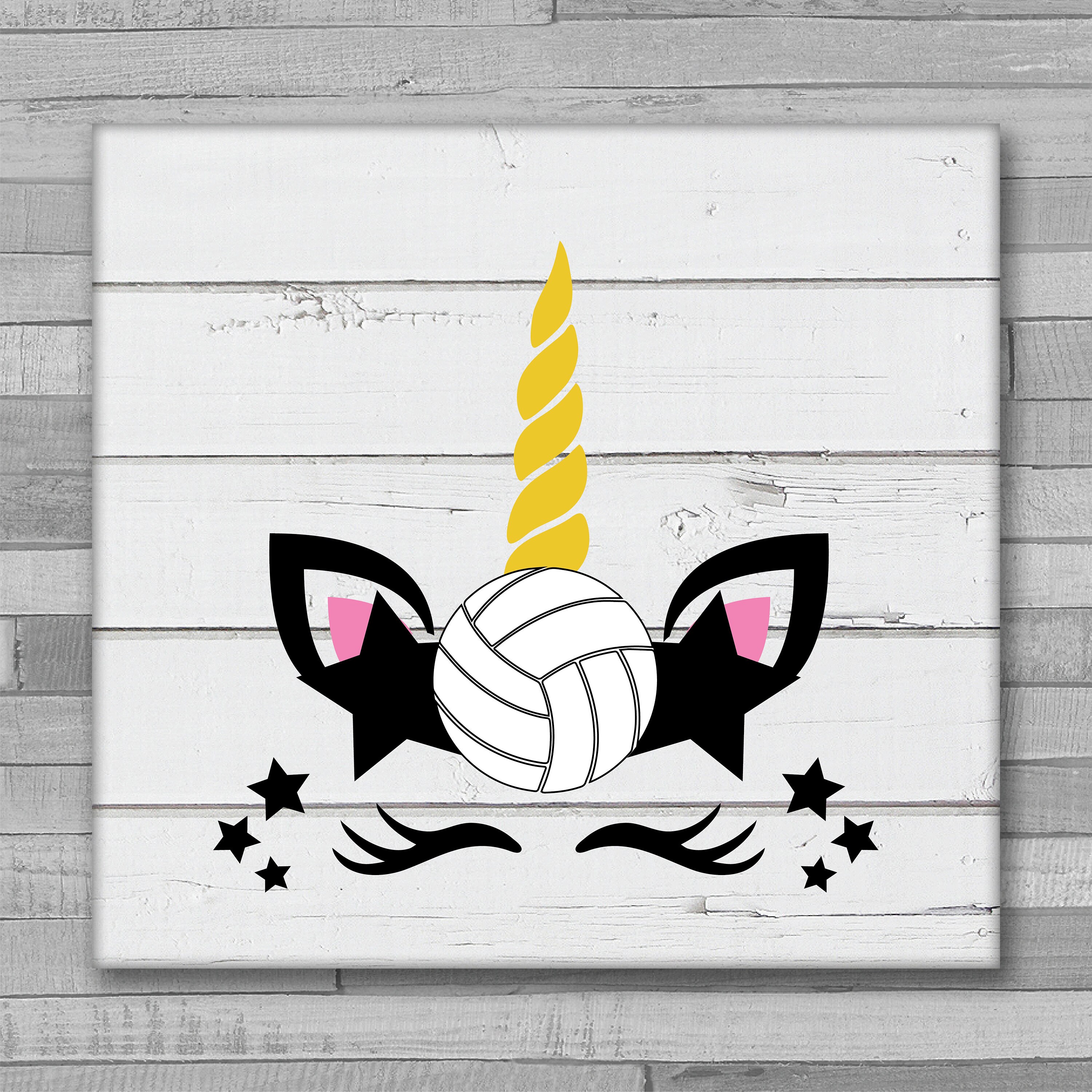 Magical Volleyball SVG, Volleyball Unicorn Svg, Volleyball