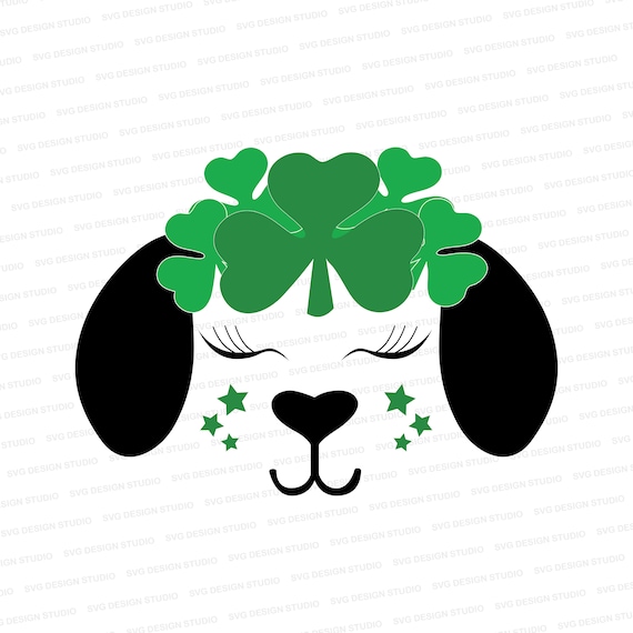 St. Patrick's Day Puppy SVG Shamrock Puppy SVG St. - Etsy