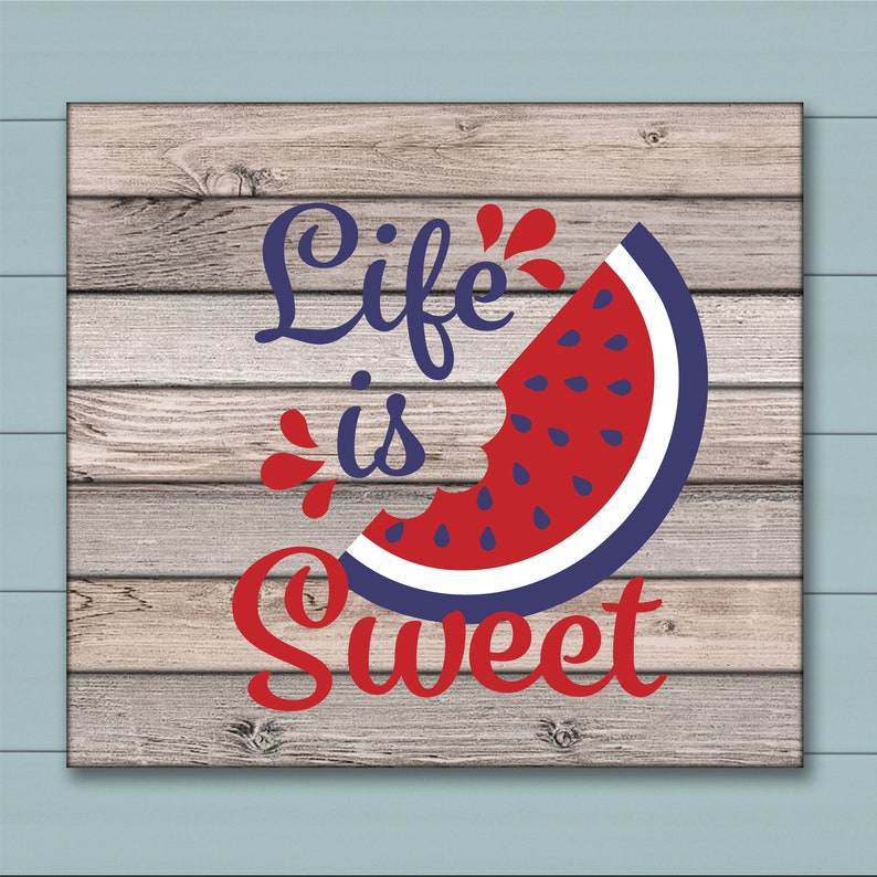 Free Free 213 Life Is Sweet Watermelon Svg SVG PNG EPS DXF File