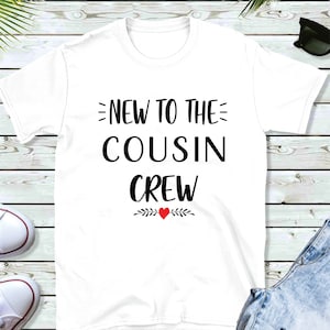 New To The Cousin Crew SVG, Cousin Crew svg, Cute Baby svg, Onesie SVG, Cut file Cricut, Silhouette