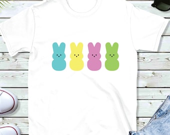 Easter Peeps Svg Clipart, Bunny Cut Files (Digital Download)