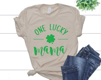 Eine glückliche Mama SVG | Kleeblatt, St. Patrick's Day (Digitaler Download)
