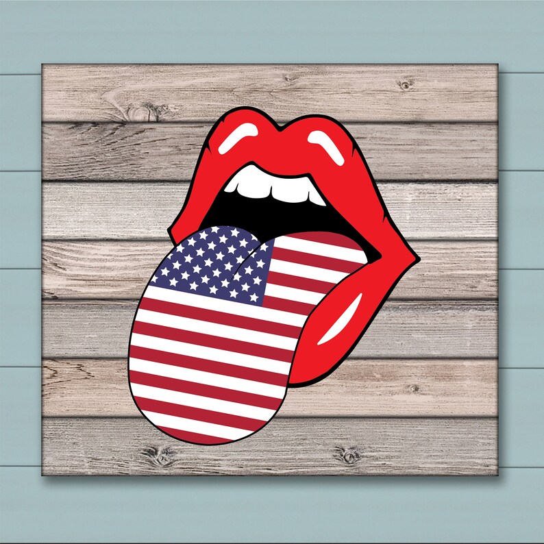 Free Free American Flag Tongue Svg 211 SVG PNG EPS DXF File