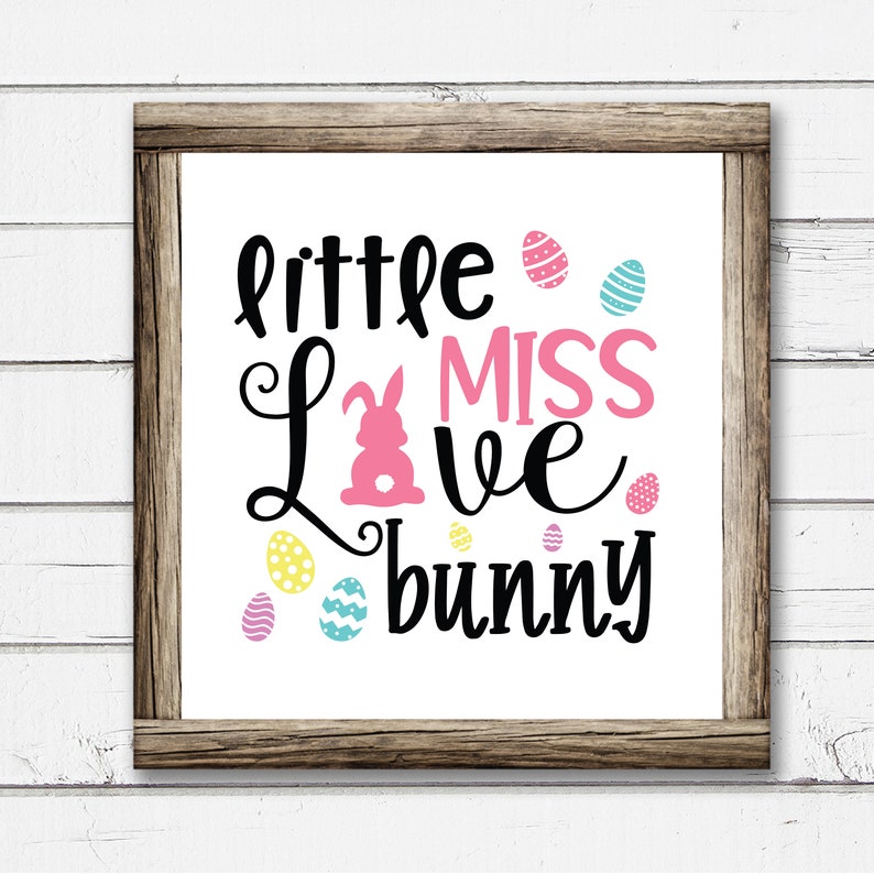 Download Little Miss Love Bunny SVG / Love Bunny Easter SVG / Easter | Etsy