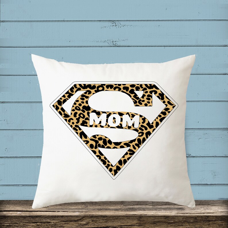 Download Super Mom Leopard Print SVG Mother's Day Super Dad Design ...