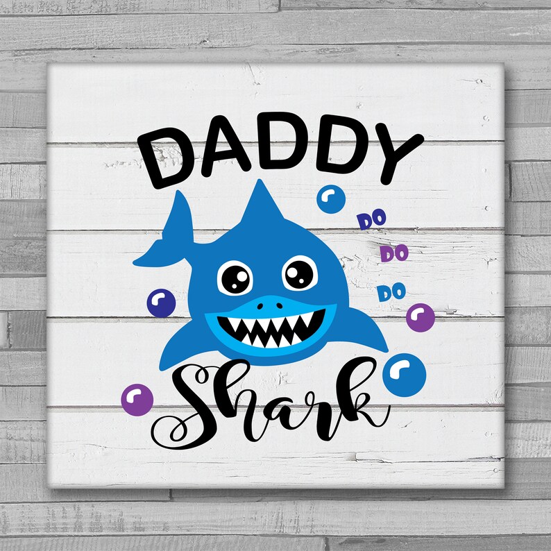 Download Daddy Shark Svg Shark Svg Shark Daddy Boy Svg Shark do do ...
