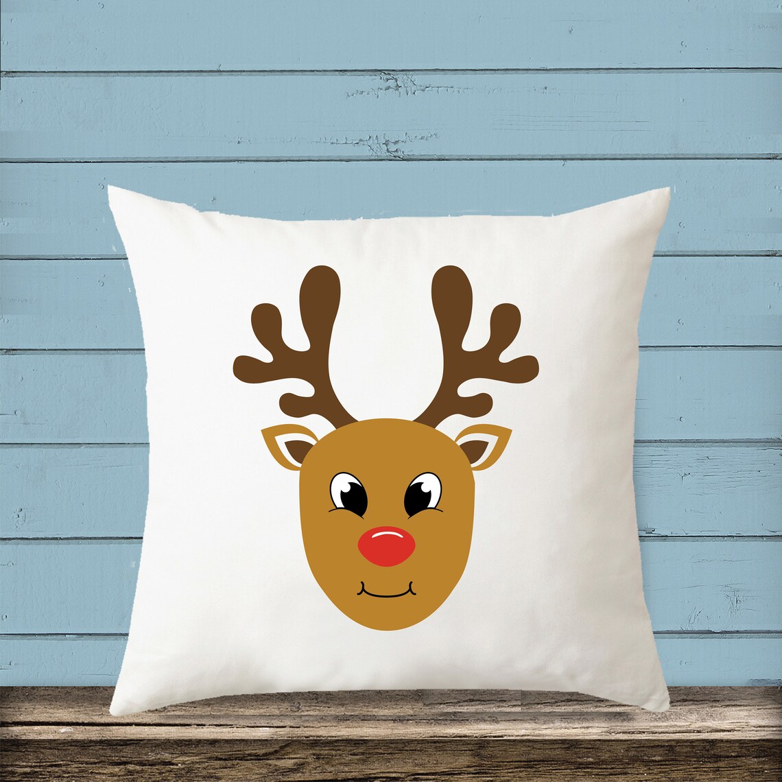 Download Boy Reindeer Face SVG Christmas Reindeer Face SVG Rudolph | Etsy