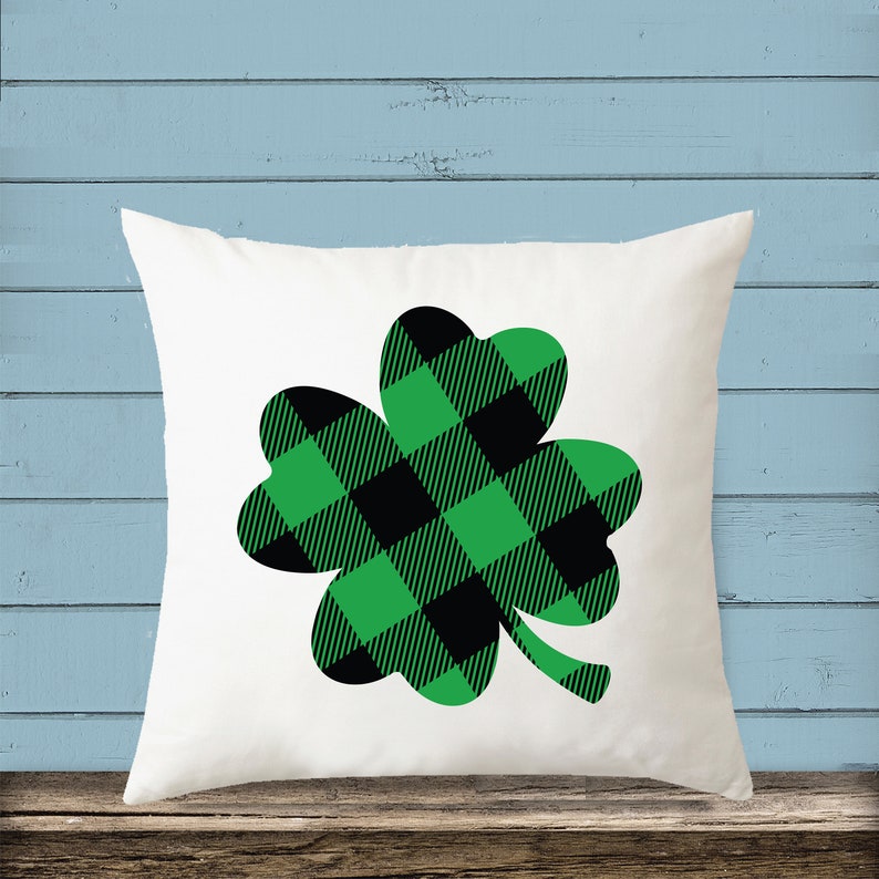 Shamrock buffalo plaid svg  st patricks day shamrocks  etsy Shamrock buffalo plaid svg  st patricks day shamrocks  etsy