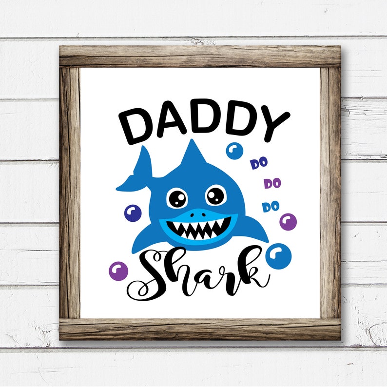 Download Daddy Shark Svg Shark Svg Shark Daddy Boy Svg Shark do do ...