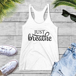 Just Breathe SVG | Ontspanningsontwerp SVG | DXF ademen | Svg Files voor Cricut | Silhouetbestanden