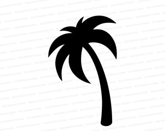 Palm Tree SVG / Vectored Palm Tree SVG / Palm Tree Cutter File - Etsy Israel