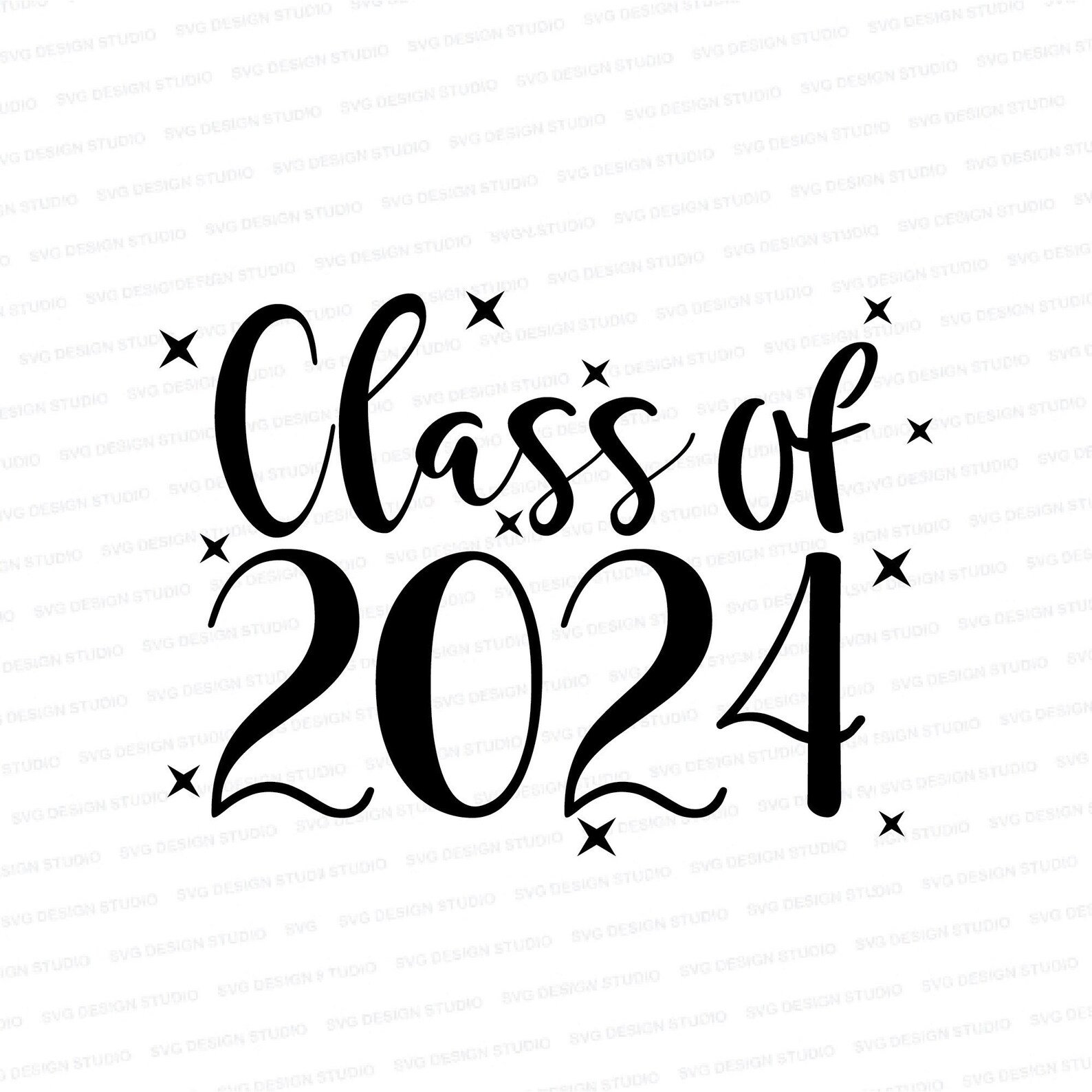 Class of 2024 SVG Graduation Cap SVG 2024 Grads Cutter Etsy