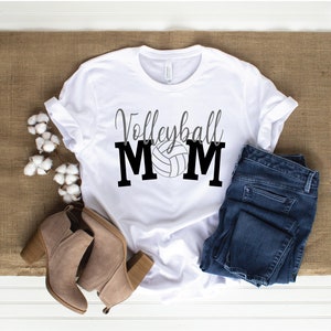 SVG da mãe do voleibol, arquivo de corte da mãe esportiva, ditado fofo da mamãe, design de camisa feminina, citação do dia do jogo, torneio, arquivos Cricut de silhueta