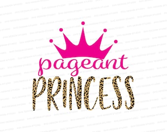 Pageant Princess SVG | Pageant Princess Design SVG | Pageant Princess Cutter File | Files for Cricut | Silhouette Files