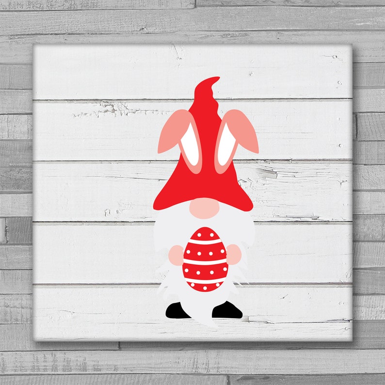Download Easter Gnome Red SVG / Easter Gnome Red Egg SVG / Gnome ...