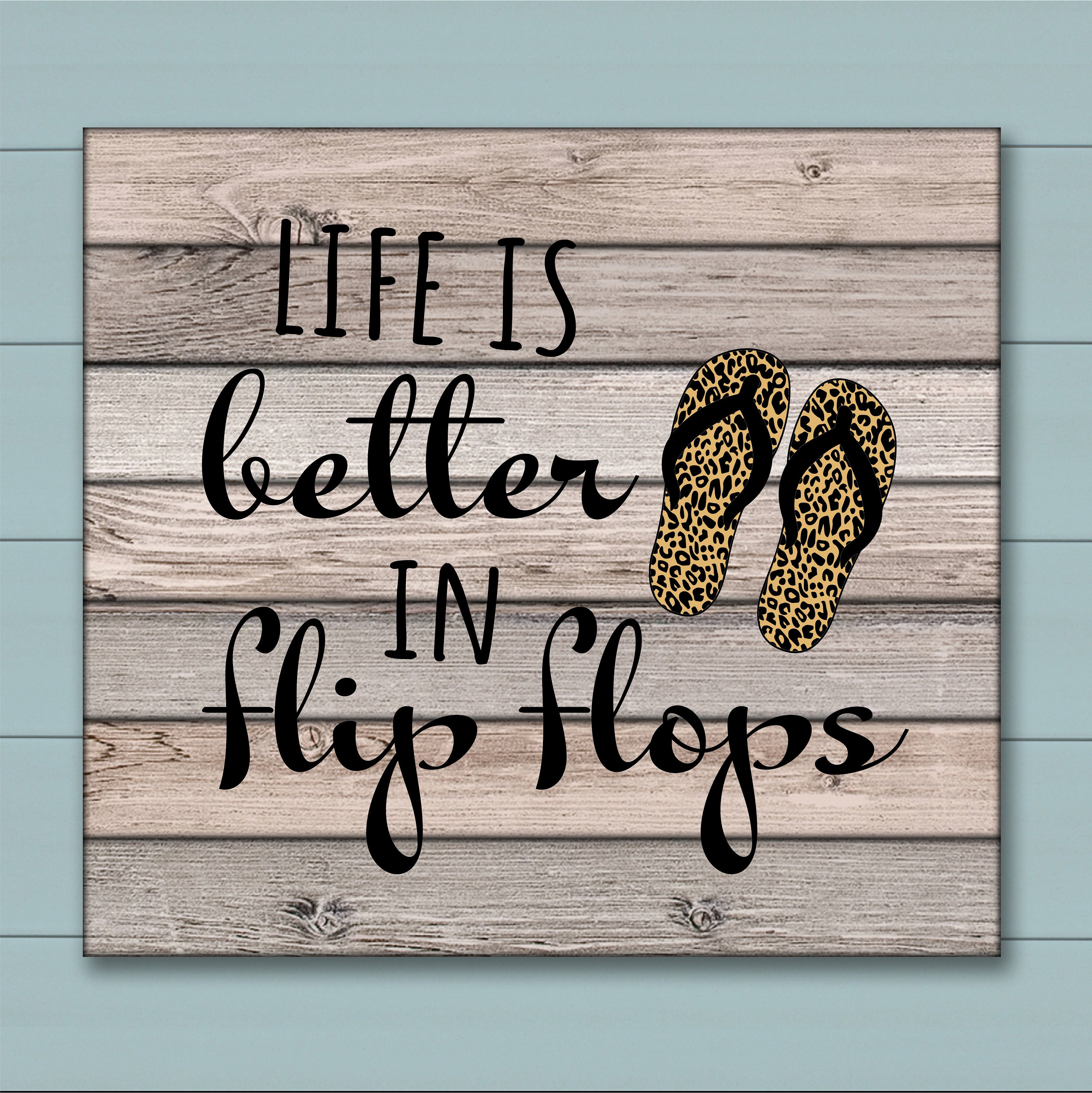 Life is Better in Flip Flops SVG / Beach Flip Flops Cutter File / Beach ...