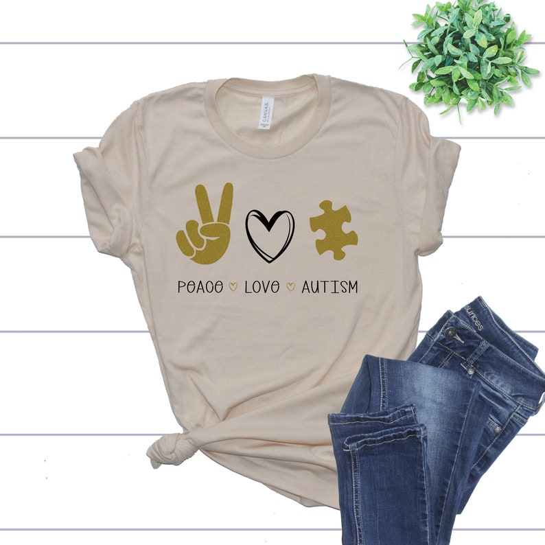 Free Free 253 Peace Love Autism Svg Free SVG PNG EPS DXF File