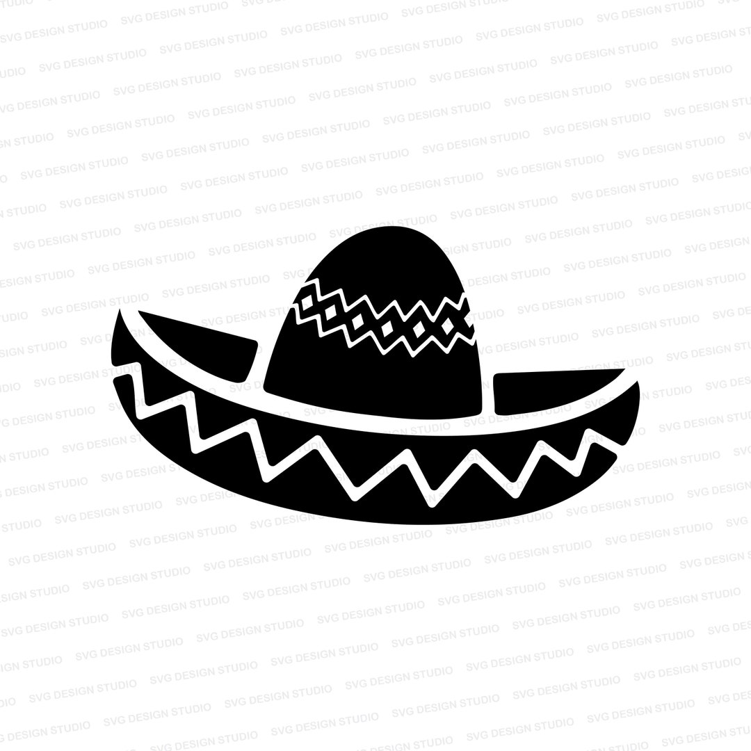Sombrero SVG | Cinco De Mayo Design SVG | Mexico Holiday Design |  Silhouette | Cricut File | Silhouette Easter - Etsy, image size:1080x1080