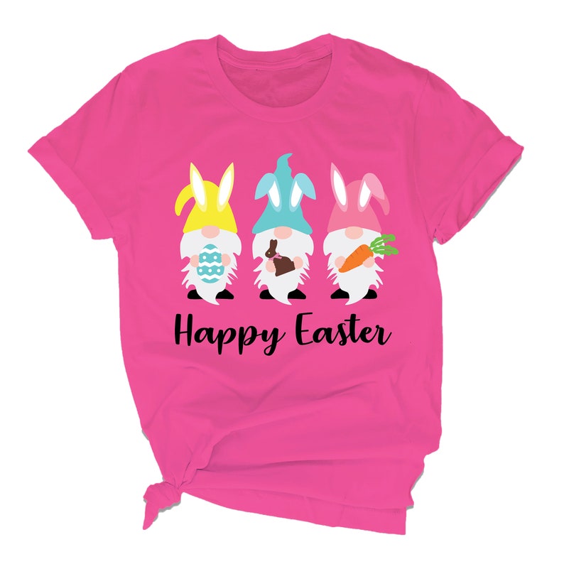 Download Happy Easter Gnome Trio SVG Three Easter Bunny Figures | Etsy