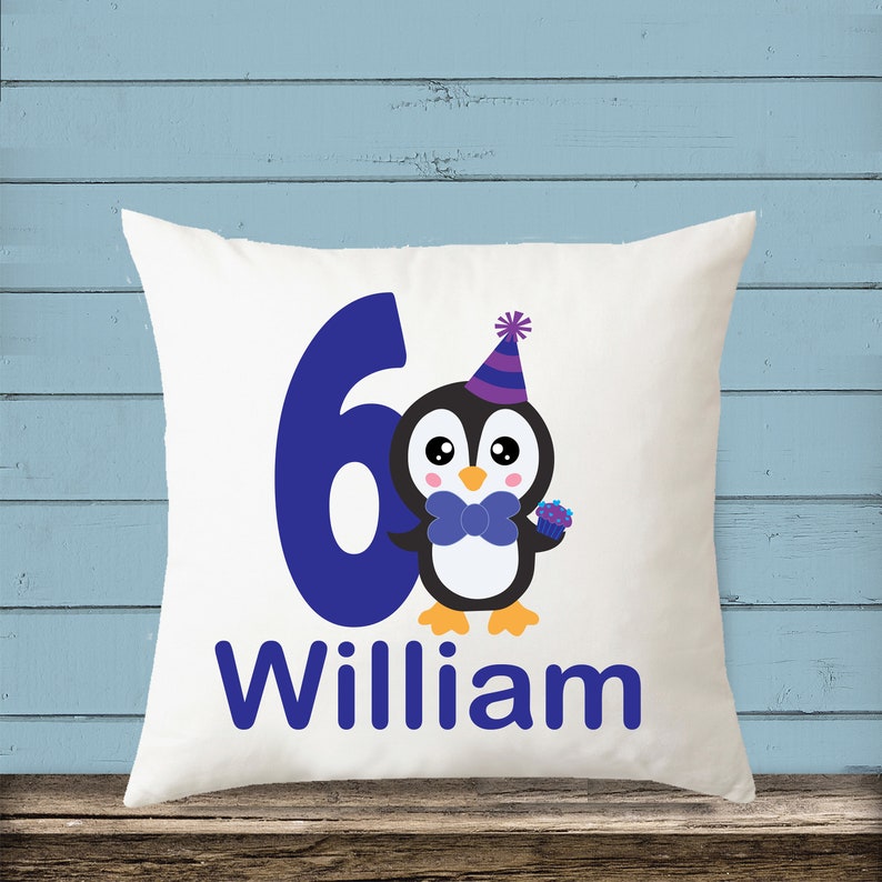 Download Six Year Old Birthday Boy Svg Penguin 6th Birthday for Boy ...