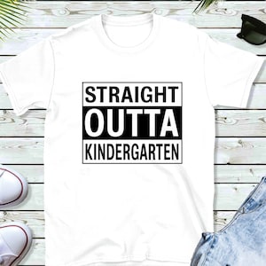 Straight Outta Kindergarten SVG, Kindergarten Graduation svg, Straight Outta svg, Straight outta svg and dxf, cut file Cricut, Silhouette