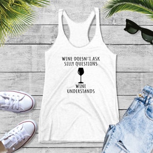Wijn stelt geen domme vragen, Wijn begrijpt SVG | Wijnontwerp SVG | Wijn DXF | Svg Files voor Cricut | Silhouetbestanden