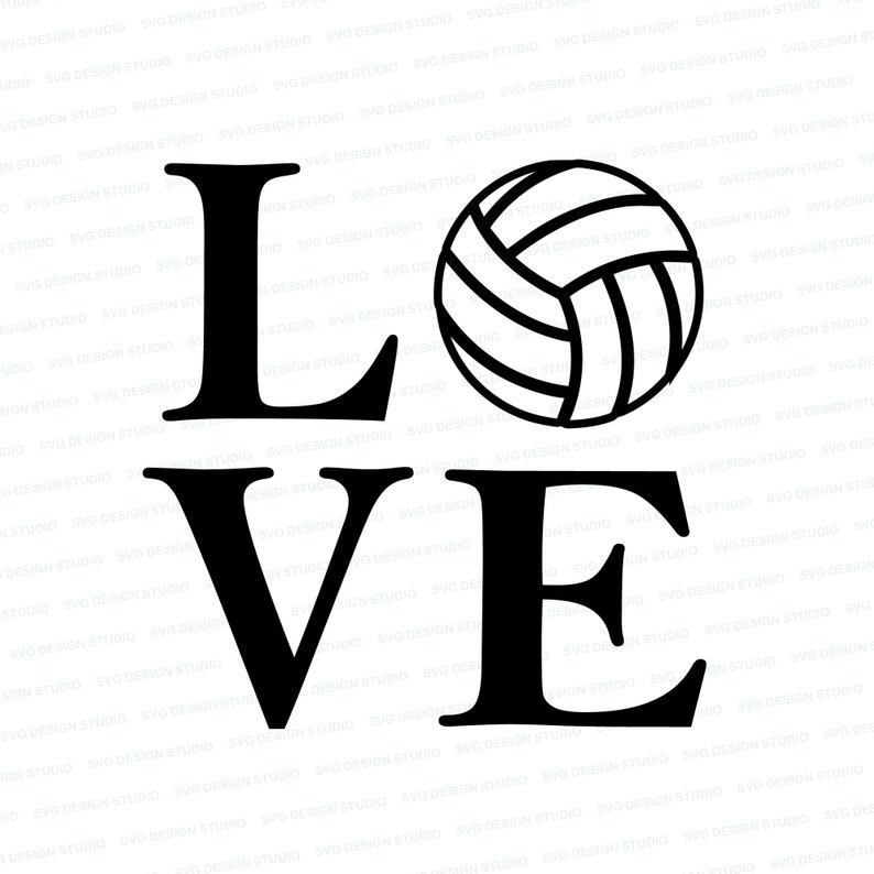 Free Free 233 Love Volleyball Svg SVG PNG EPS DXF File