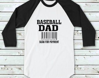 Baseball Dad Scan For Payment SVG | Sports Dad Cut File | Cute Mom Saying | Baseball Game Quote | Tournament | Silhouette Cricut FIles