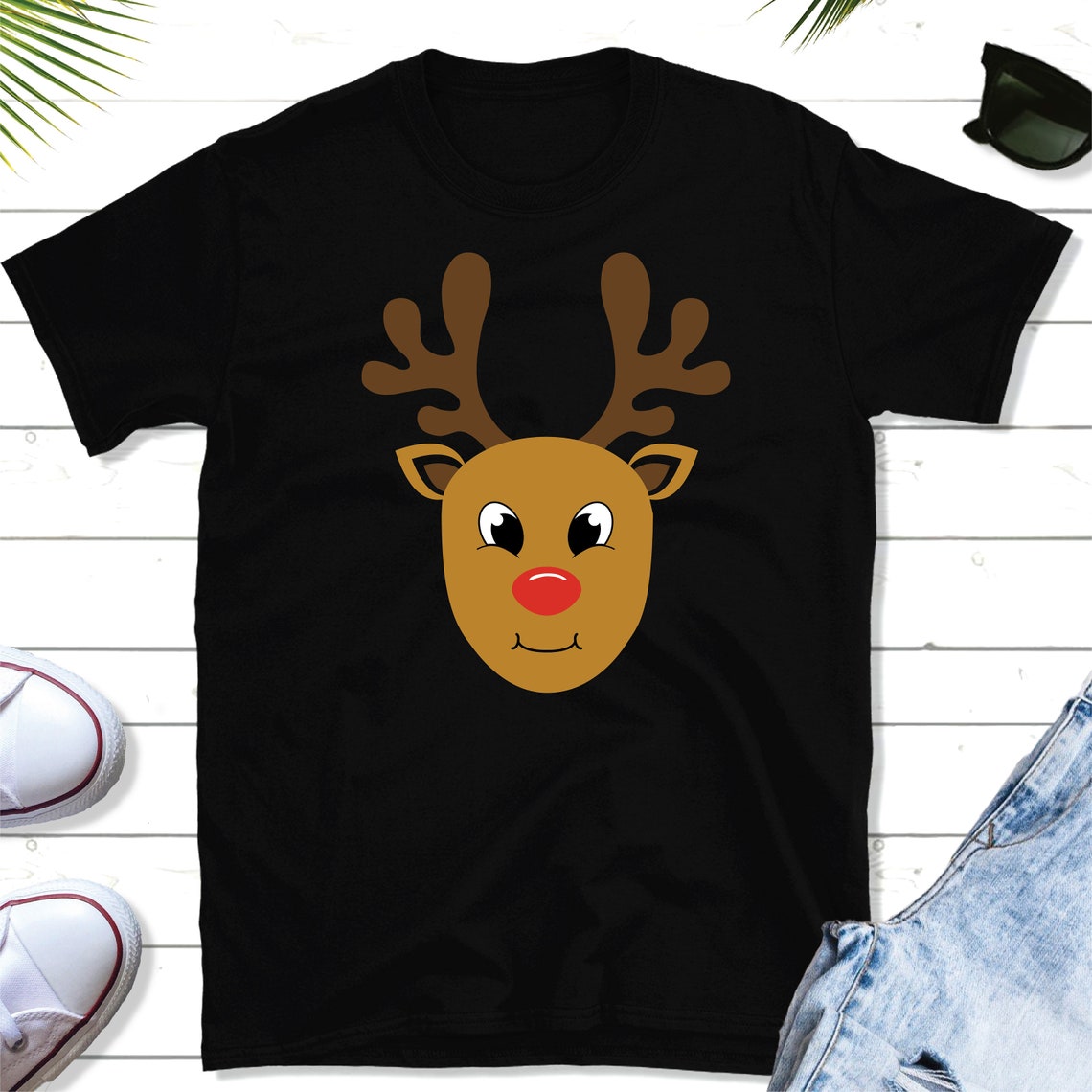 Download Boy Reindeer Face SVG Christmas Reindeer Face SVG Rudolph ...