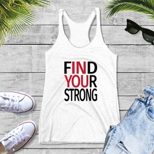 Encuentra tu fuerte SVG, Encuentra tu fuerte (en ti) diseño de camisa svg, motivación svg y dxf, archivo de corte Cricut, Silueta