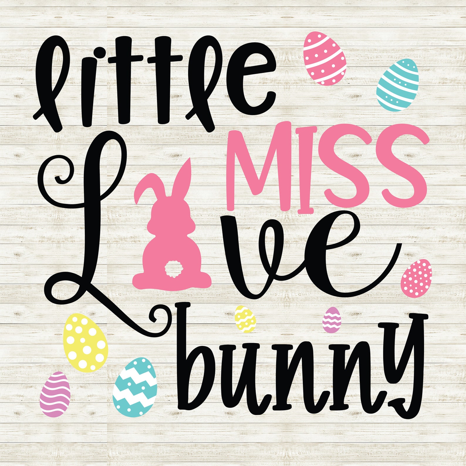 Download Little Miss Love Bunny SVG / Love Bunny Easter SVG ...