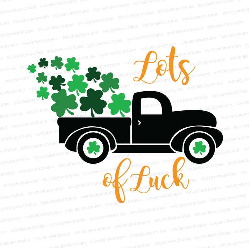 Free Free Truck With Shamrocks Svg 150 SVG PNG EPS DXF File
