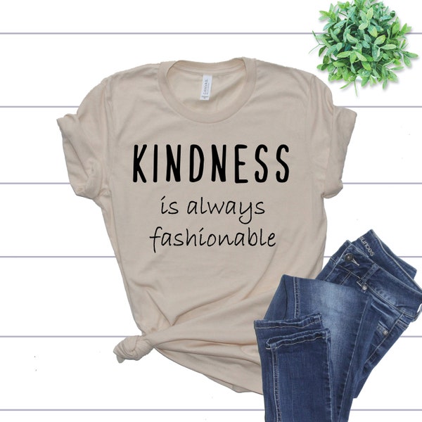 Kindness Is Always Fashionable SVG / Kindness SVG / Kindness is Always Fashionable for Frame SVG / svg Files for Cricut / Silhouette Files