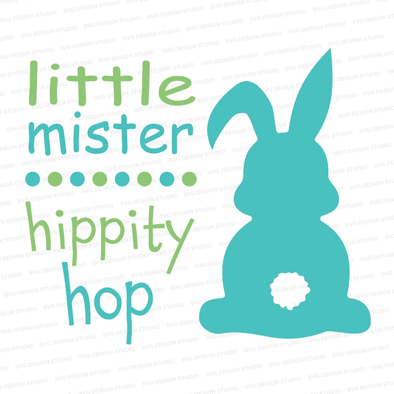 Download Little Mister Hippity Hop SVG / Boy Easter Bunny SVG / Kids | Etsy