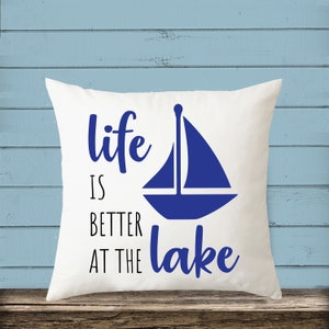 Life Is Better At The Lake SVG | Lake House Cutter File | Lake Life DXF | Svg Files for Cricut | Silhouette Files