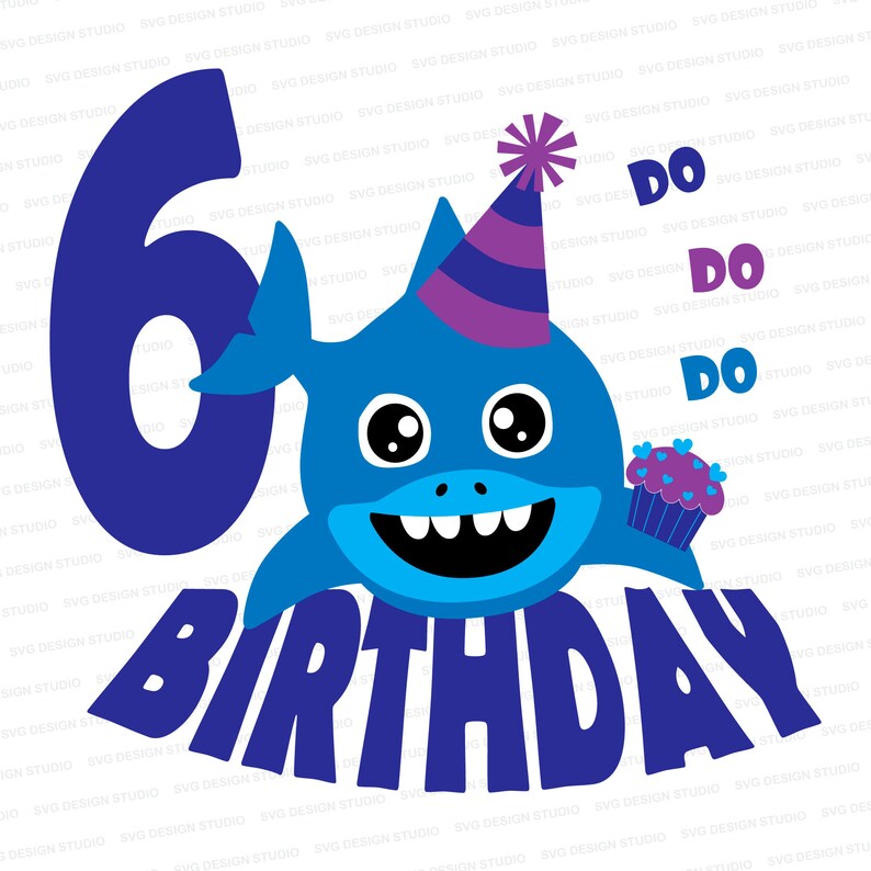 Free Free 205 Birthday Boy Shark Svg SVG PNG EPS DXF File