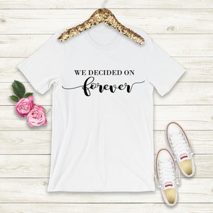 We Decided on Forever SVG / We Decided on Forever Cutter File / Wedding DXF / Svg Files for Cricut / Silhouette Files