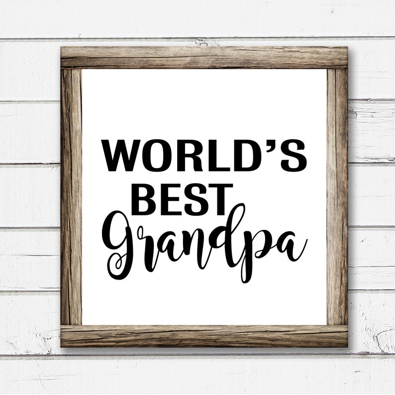 Download World's Best Grandpa SVG World's Best Grandpa Design | Etsy