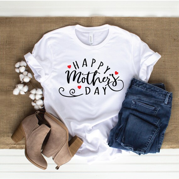 Happy Mother's Day Svg, Mom Svg, Love Mom Svg Dxf Png, Mom's Cute Design, Mother's Shirt Design, Silhouette, Cricut Cut Files