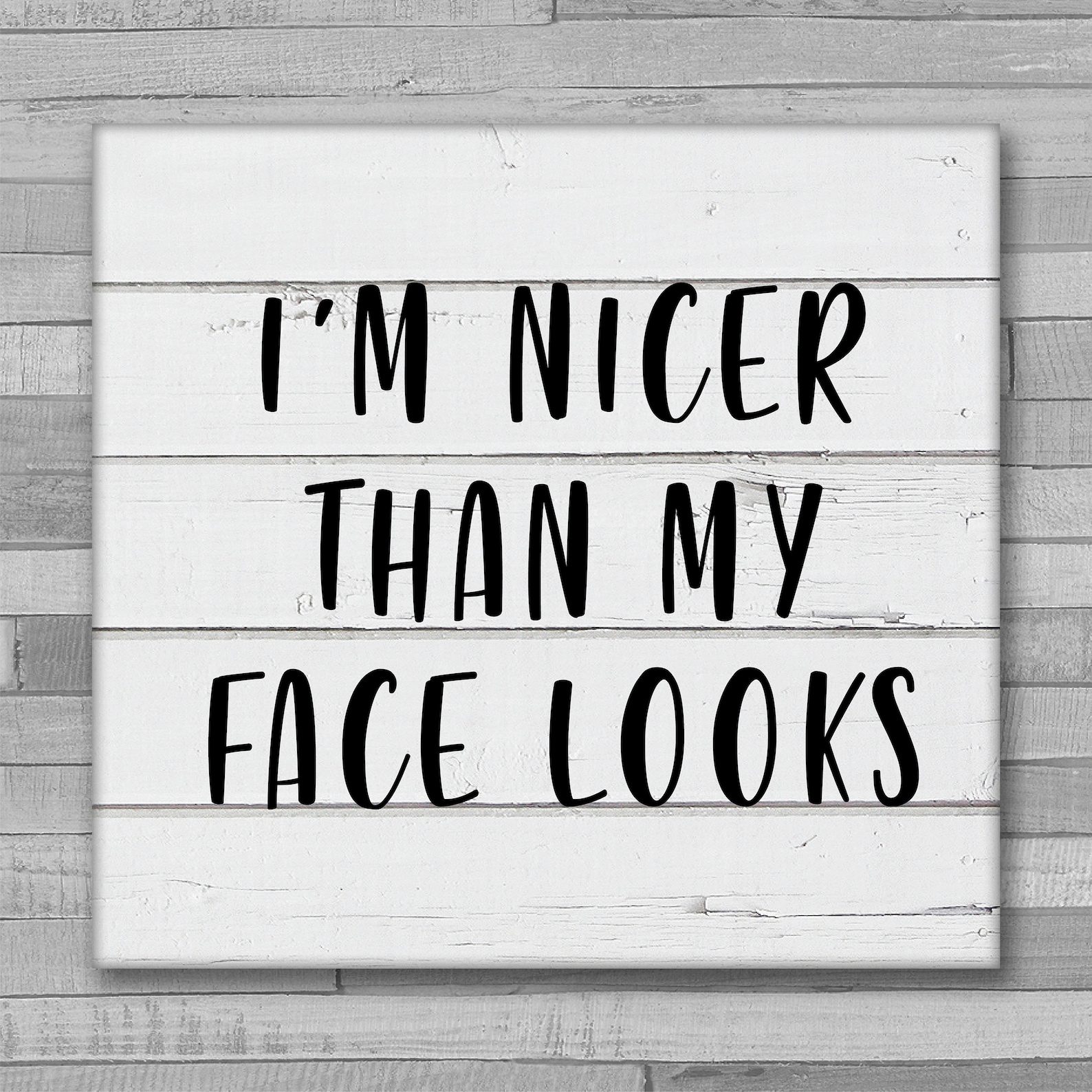 i am nicer than my face looks