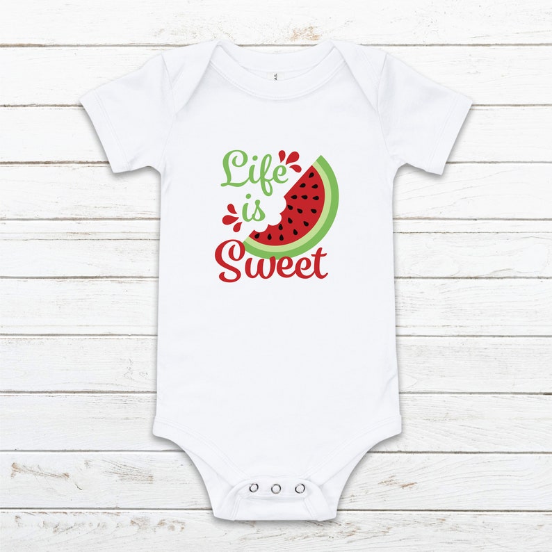 Life Is Sweet SVG / Watermelon File / Sweet Watermelon DXF ...