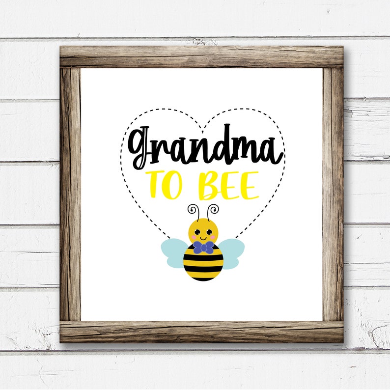 Download Grandma to Bee Boy Svg Grandma Expecting Svg Pregnancy Svg ...