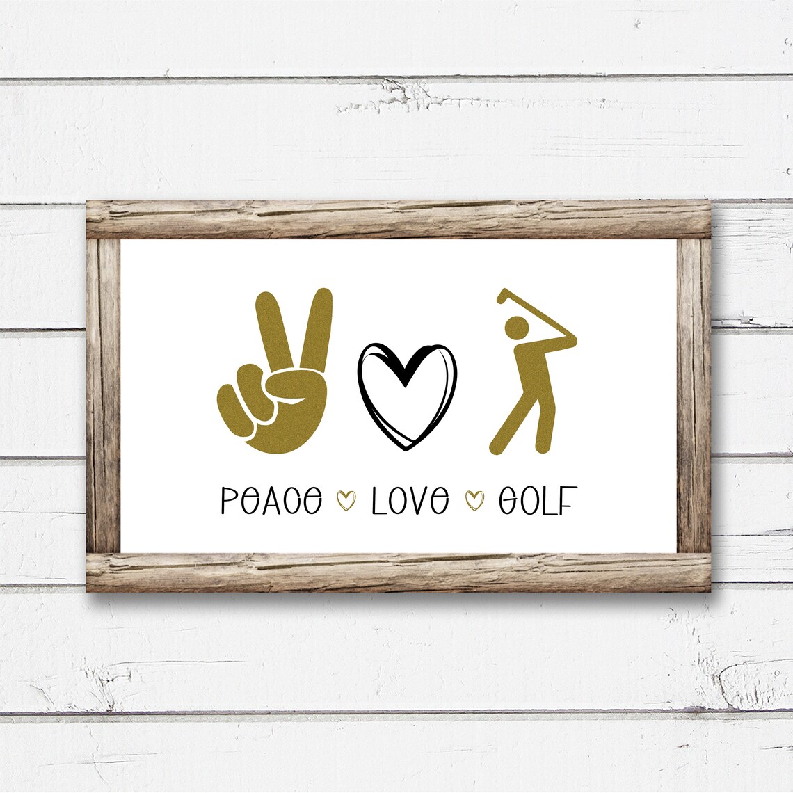 Peace Love Golf / Love Golf SVG / Golf Cutter File / Golf DXF - Etsy Italia
