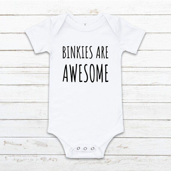 Binkies Are Awesome SVG Cute Onesie Svg Baby Binky Svg | Etsy India