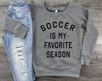 Soccer Is My Favorite Season SVG | Sports Cut Files (Digital Download)