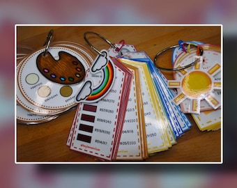 Swatch Tags Kollektion Bundle von @kaylamamilcar | Ohuhu Honolulu, Farbpaletten, Himmelspaletten (Digitale Downloads)