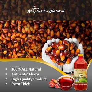 Nigerian Red Palm Oil: Natural African Cooking Oil, Rich in Vitamin E, (500ml x 4 bottles) bild 8