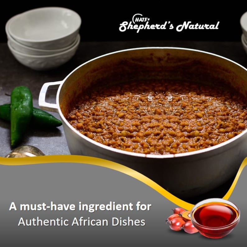 Nigerian Red Palm Oil: Natural African Cooking Oil, Rich in Vitamin E, (500ml x 4 bottles) bild 7